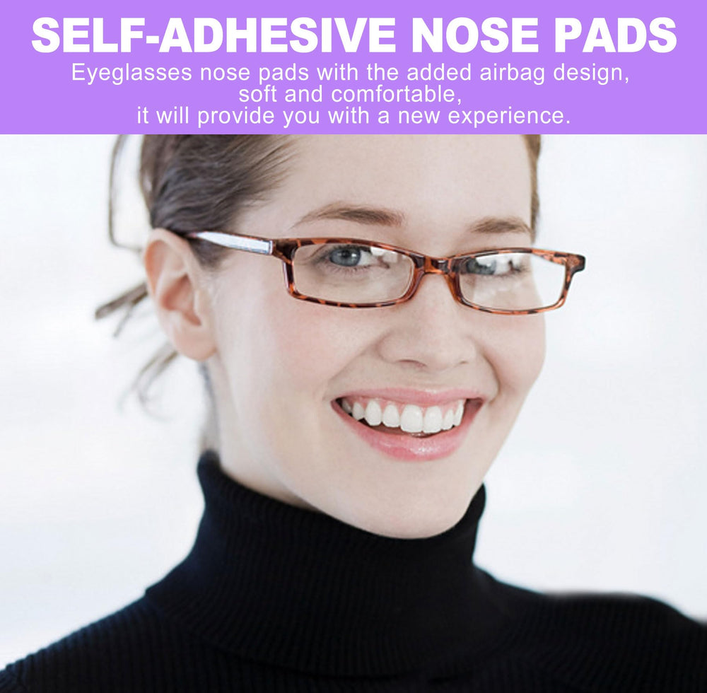 Nose pads compatible with plastic frames and sunglasses