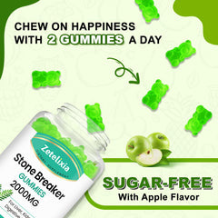 Two bottles shown with 120 gummies total for a 2-month supply