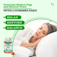 Zetelixia Ashwagandha Gummies two-pack bottle on white background