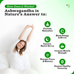 Ashwagandha root extract and Vitamin D3 ingredient panel