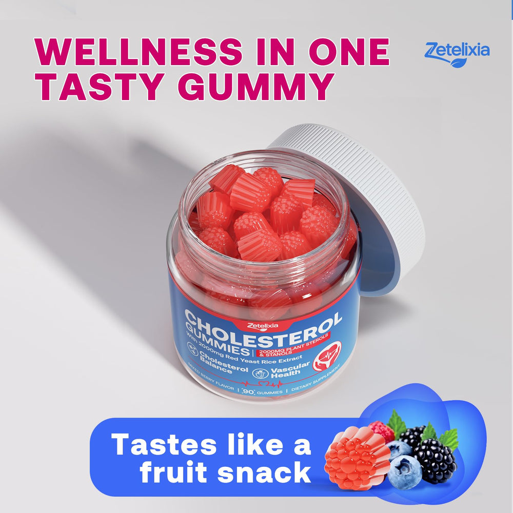 Ingredient mix including Guggul and CoQ10 in Zetelixia gummies