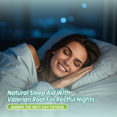 Green grape flavored valerian gummies spilled from a bottle