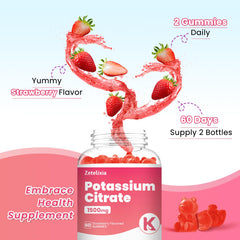 Strawberry-flavored Zetelixia Potassium Gummies