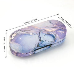 Double-sided design showing mirror and glasses side