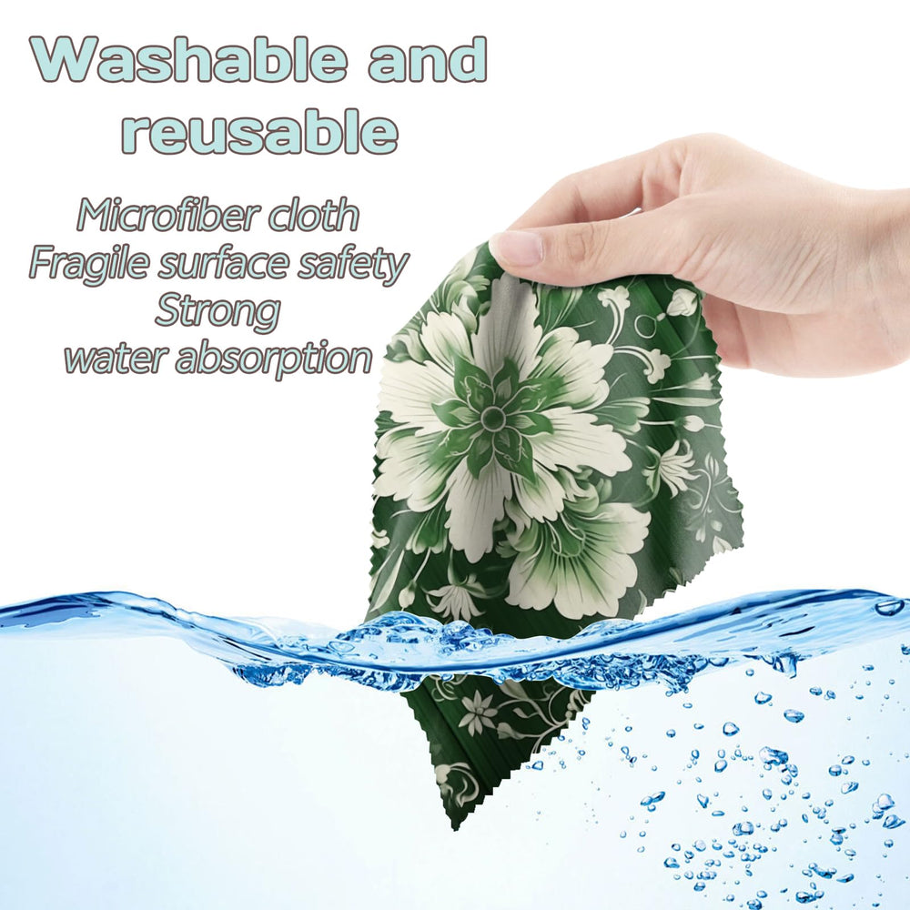 Reusable microfiber cloth texture close up