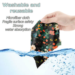 Absorbs dust and fingerprints without leaving lint or scratches