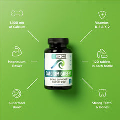 Bottle label highlighting vitamin D3 and vitamin K2