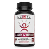 ZHOU Clarity & Vitality 50 mg DHEA bottle label