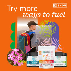 Nutritional facts and ingredients overview for Zhou Creatine Chews