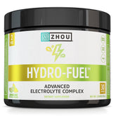 ZHOU Hydro-Fuel lemon-lime tub shows electrolyte mix for on-the-go hydration