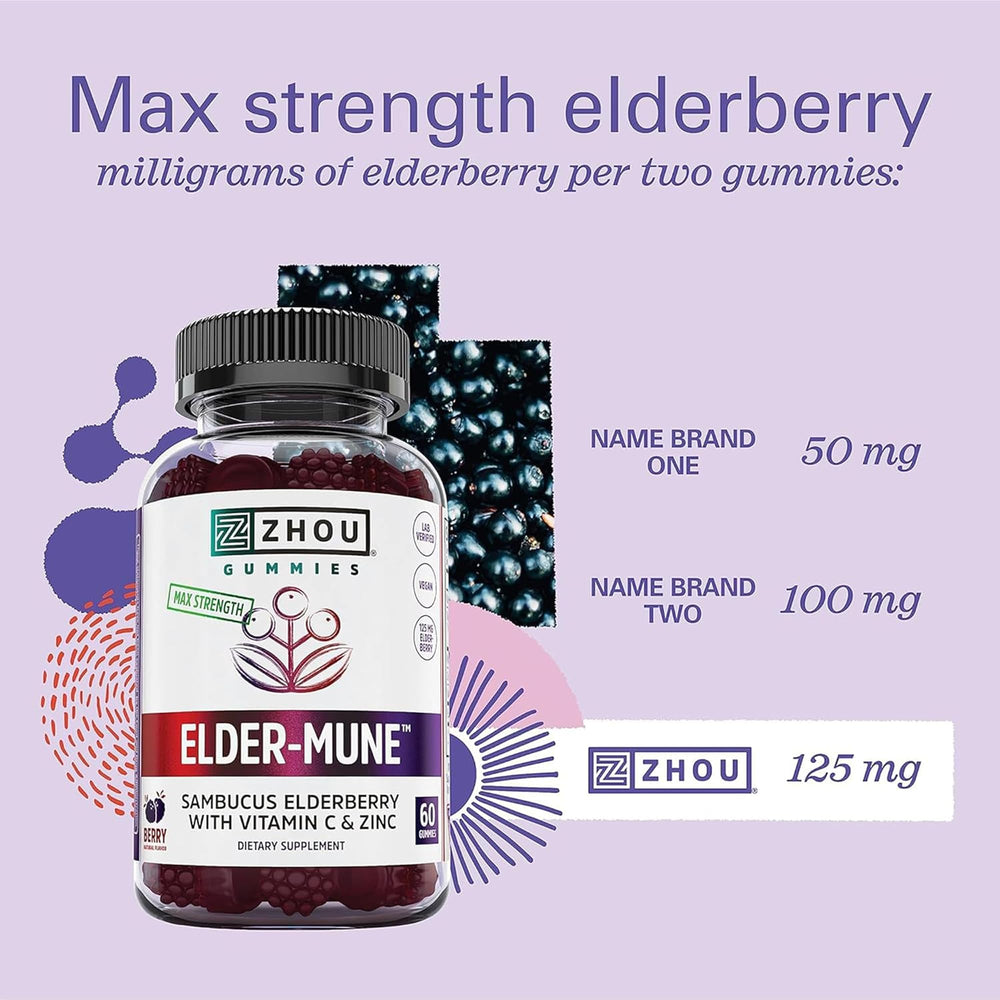 European elderberry with rose hips and acerola components