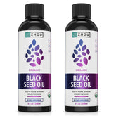 ZHOU Organic Black Seed Oil bottle front view
