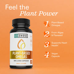 Close-up of EPA and DHA algae oil capsules