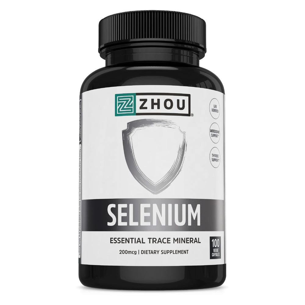 Front label of Zhou Selenium 200mcg Capsules