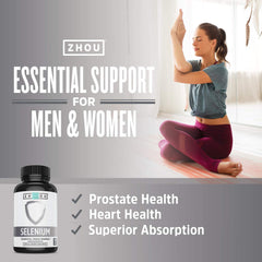 Packaging box for Zhou Selenium 200mcg Capsules