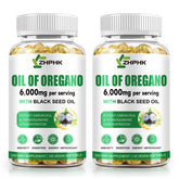 ZHPHK Oregano Oil Capsules bottle with label