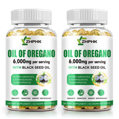 ZHPHK Oregano Oil Capsules bottle with label