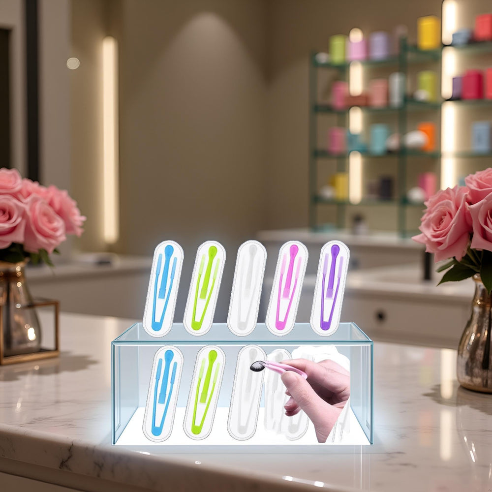 Close-up of soft-tip contact lens remover from the Zhuluck set