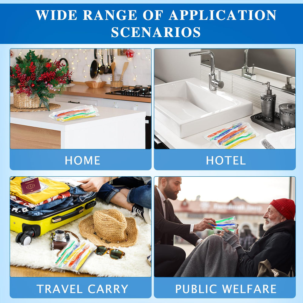 Travel-ready prepasted toothbrushes with toothpaste pre-applied