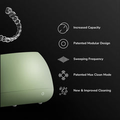 All-in-one dental appliance cleaner for aligners, nightguards, and dentures