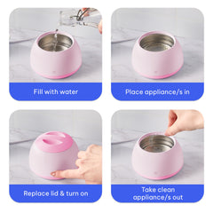 Compact modern design of Zima Dental Pod Ultrasonic Cleaner