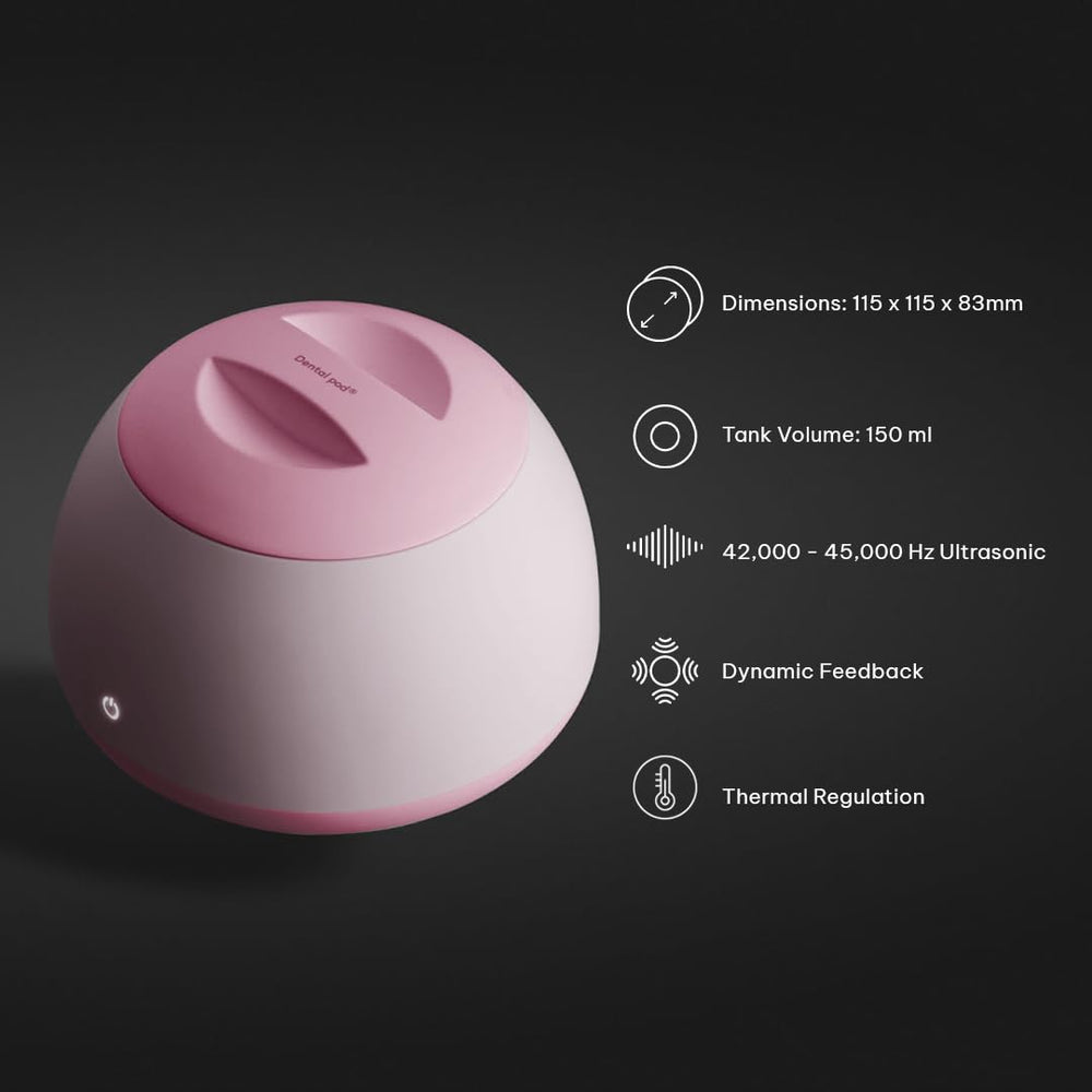 Zima Dental Pod Ultrasonic Cleaner packaging and warranty card
