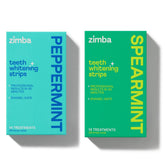 Zimba Mint & Peppermint Teeth Whitening Strips packaging