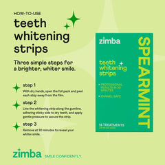 Whitening strips with non-slip adhesive design