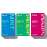 Zimba Teeth Whitening Strips 3-Pack Mint flavor