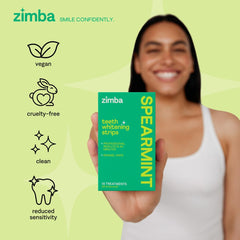 Zimba Teeth Whitening Strips 3-Pack Strawberry flavor