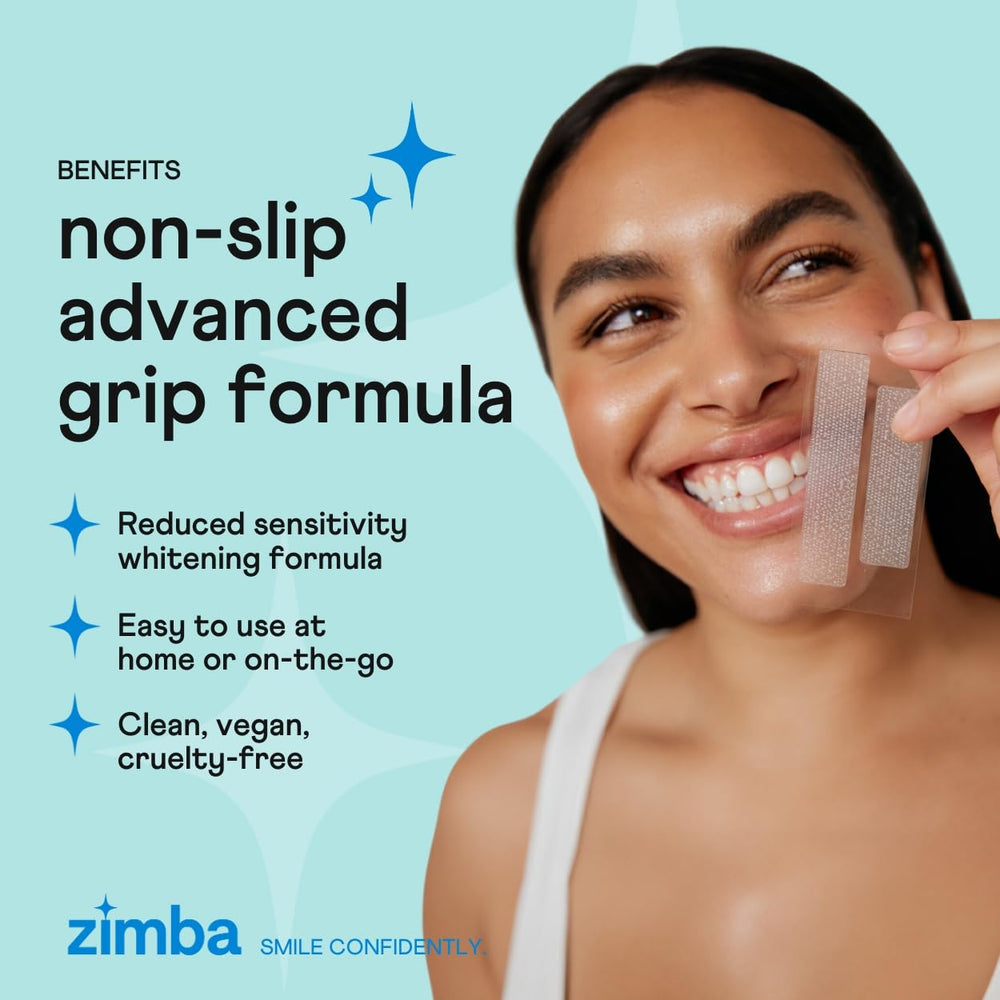 Advanced non-slip adhesion design on whitening strip