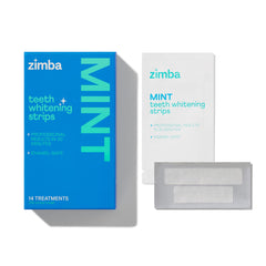Bright white smile after using Zimba Watermelon Whitening Strips