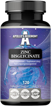 Hero image of Zinc Bisglycinate 15 mg bottles