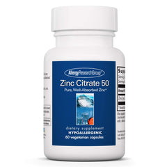 Allergy Research Group Zinc Citrate Supplement bottle front