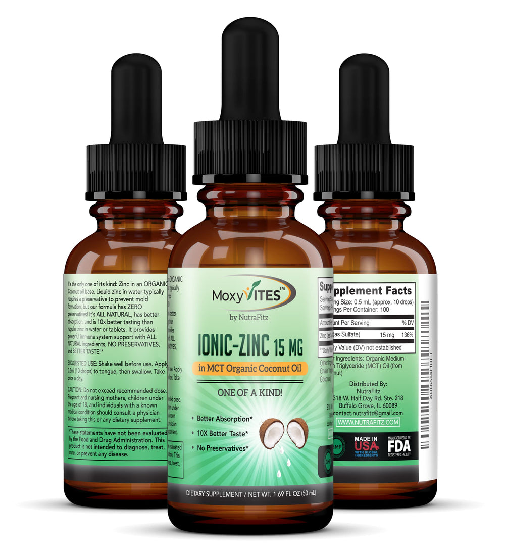 Zinc drops with coconut flavor taste test