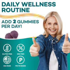 Zinc gummies with vegetarian-friendly pectin formula