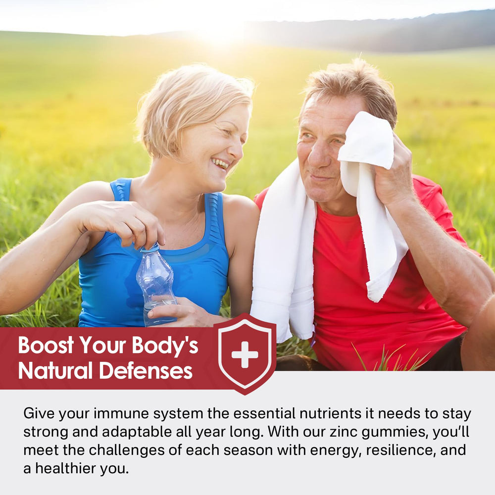 Sugar-free apple-flavored zinc gummies