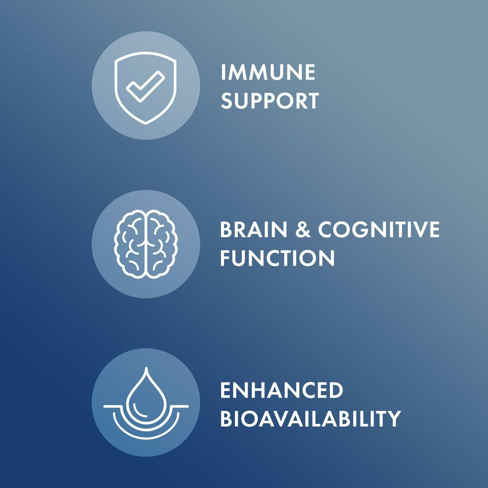 Zinc liquid with natural apple flavor label