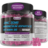 Neviss Zinc Magnesium Aspartate Gummies bottle label