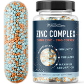 Bottle of Zinc Microbeadlets supplement with label