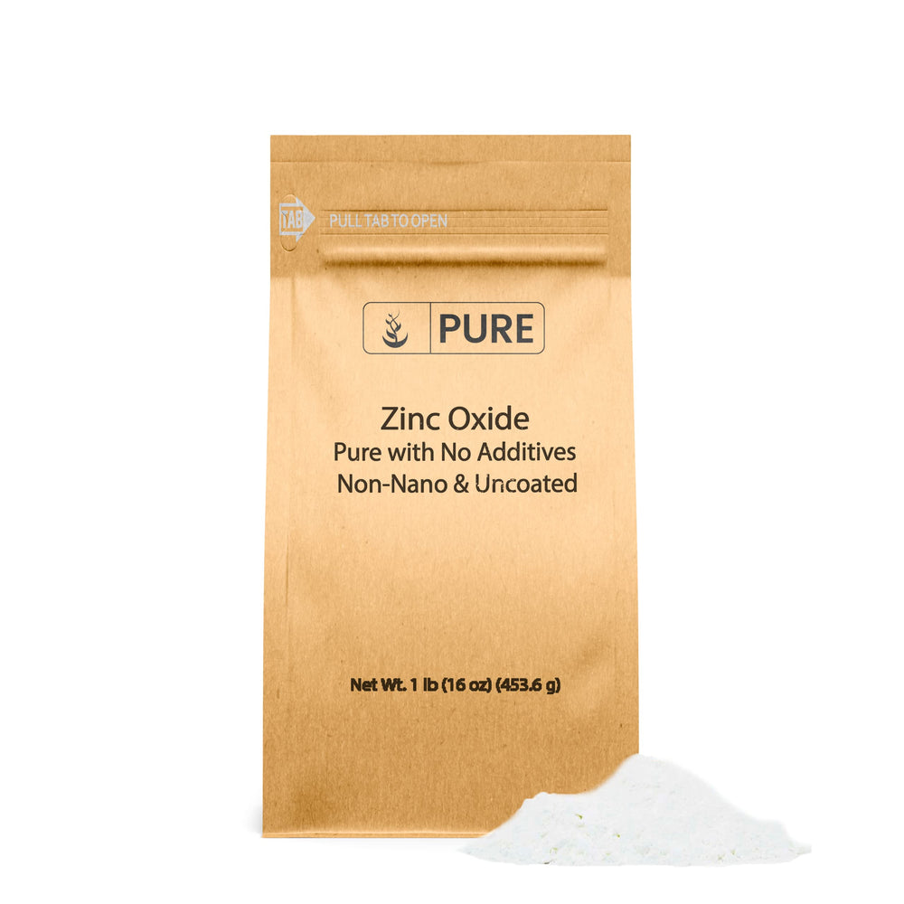 Zinc oxide - Pure Original Ingredients, non-nano and uncoated, 1 lb