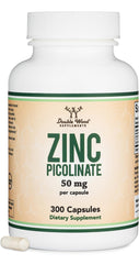 Zinc Picolinate 50mg bottle label close-up