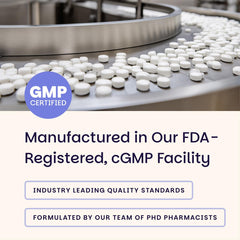 Nutrition label showing 30 mg zinc per lozenge