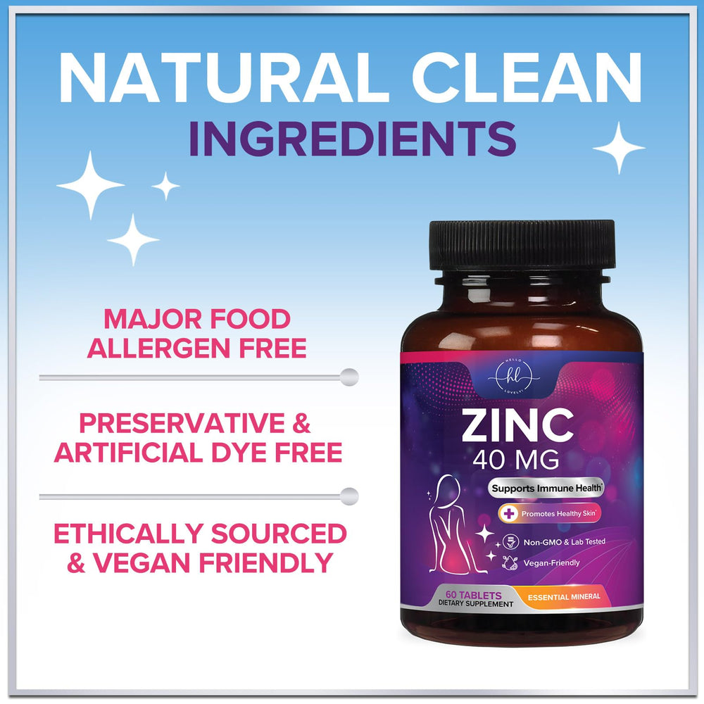 Zinc supplement pills for daily immune support