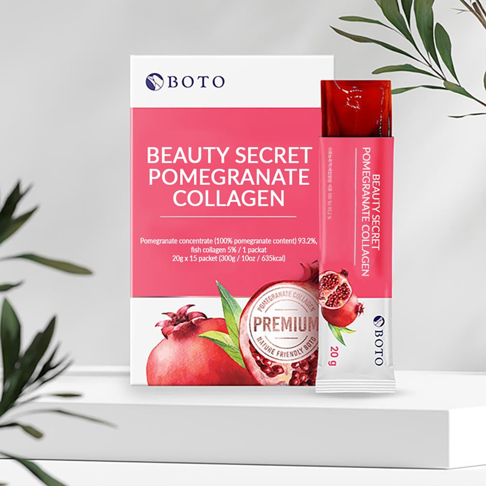 Pomegranate flavor imagery accompanying product