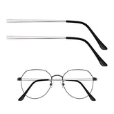 ZJIVQO silver replacement glasses arms (two arms included)