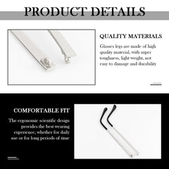 Universal compatibility with most eyeglass frames