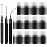 Zmpkhba 150-pack interdental brushes for braces with transparent cap