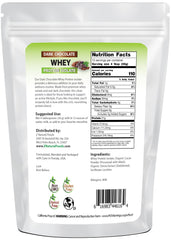 Z Natural Foods whey protein isolate dark chocolate powder ready for smoothies