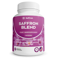 ZonaVitalis Saffron Blend bottle with label – 60 capsules (30-day supply)